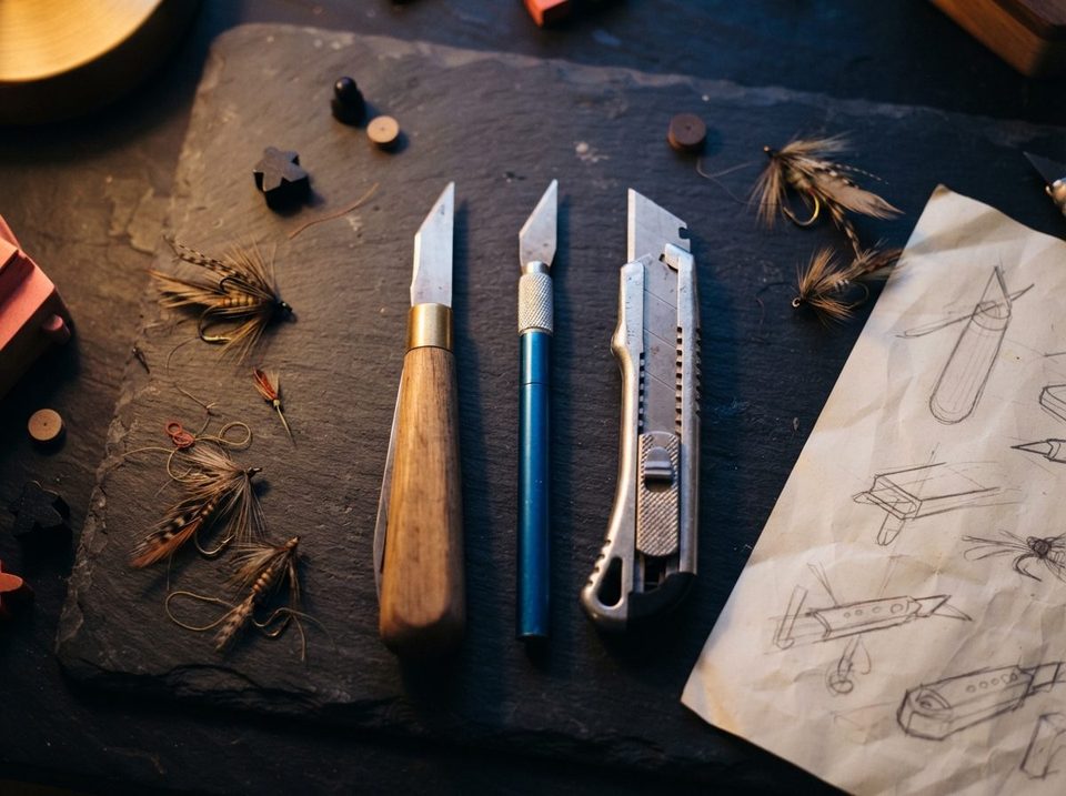 Illustrationsfoto fra guiden: Bedste hobbykniv til papir, pap, modelbyggeri og træ